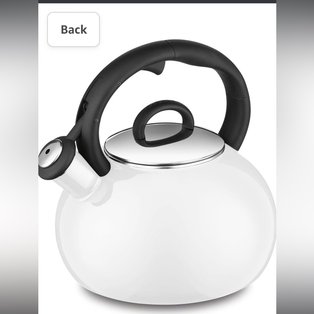Cuisinart CTK-EOS17W Tea Kettle, 2-Quart, Aura, White, never used